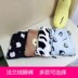 Mùa đông quần flannel pyjama nam và nữ dày ấm san hô lông cừu nhỏ tươi lỏng lẻo ngọt ngào lười nhà quần phụ nữ quần túi hộp nam Quần tây