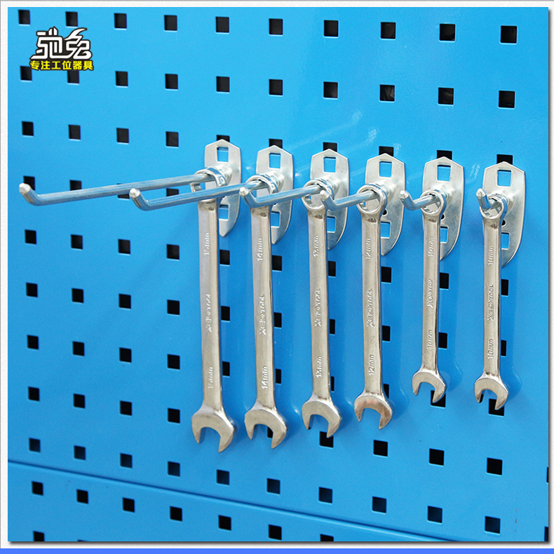 工具收纳墙挂板挂钩车间维修工具架物料架展示挂板挂钩孔板洞洞板