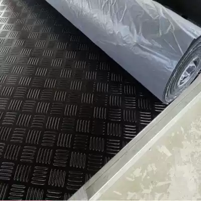 Striped polka dot willow leaf five bar rubber sheet non-slip insulation rubber sheet non-slip rubber overpass aisle laying