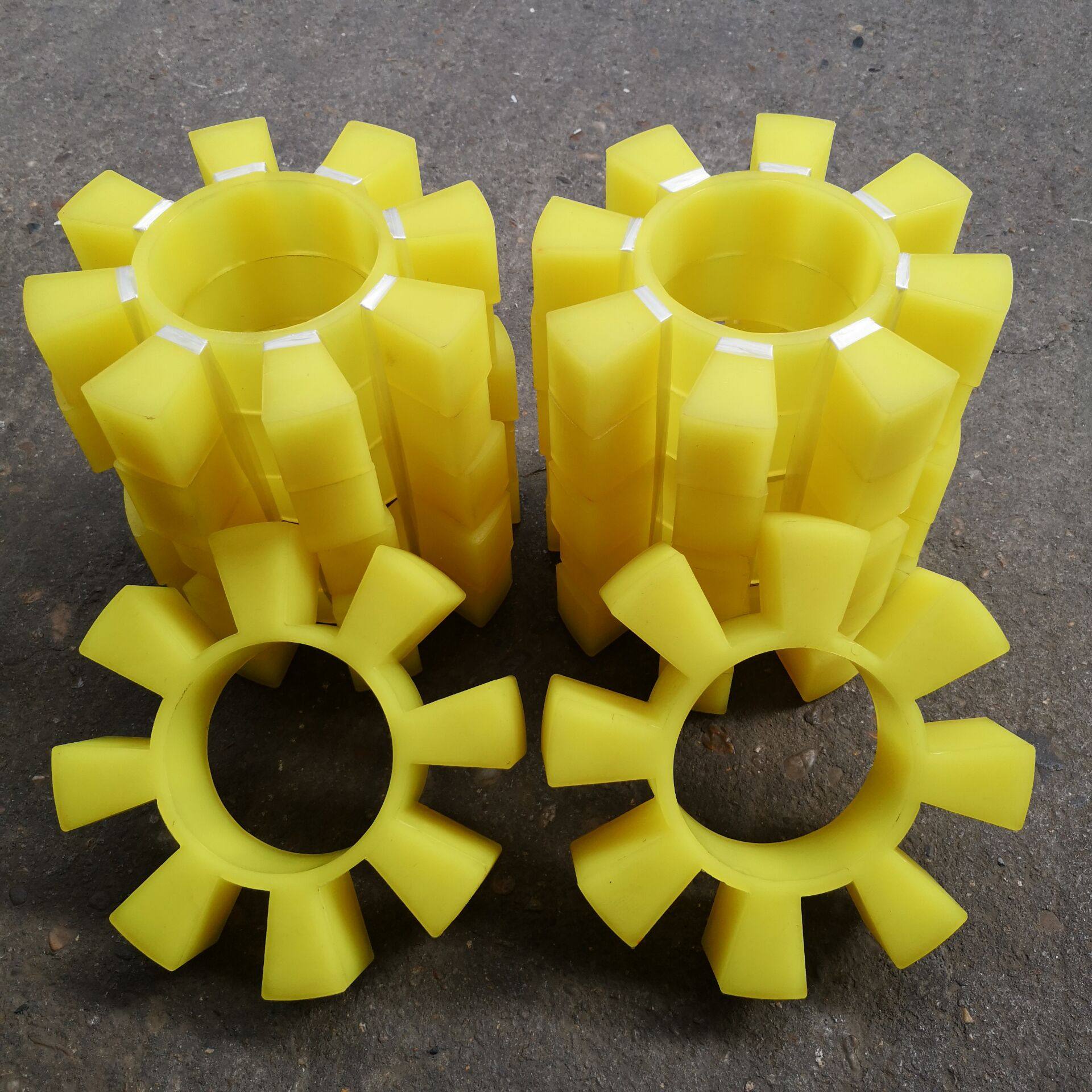 T type polyurethane anise wheel 170195 couplings buffer cushion for wheel cushion 8 angle shock absorbing cushion plum cushion