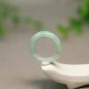 #L659 Green Burmese Natural Grade A Jade Ring No. 11 Ring for Women