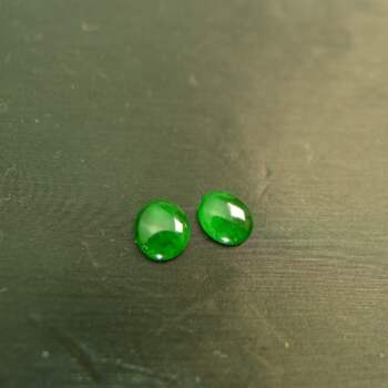 Myanmar natural grade a jadeite oval ring face