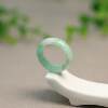 Waxy Piaoyang Green Burmese Natural Grade A Jade Ring