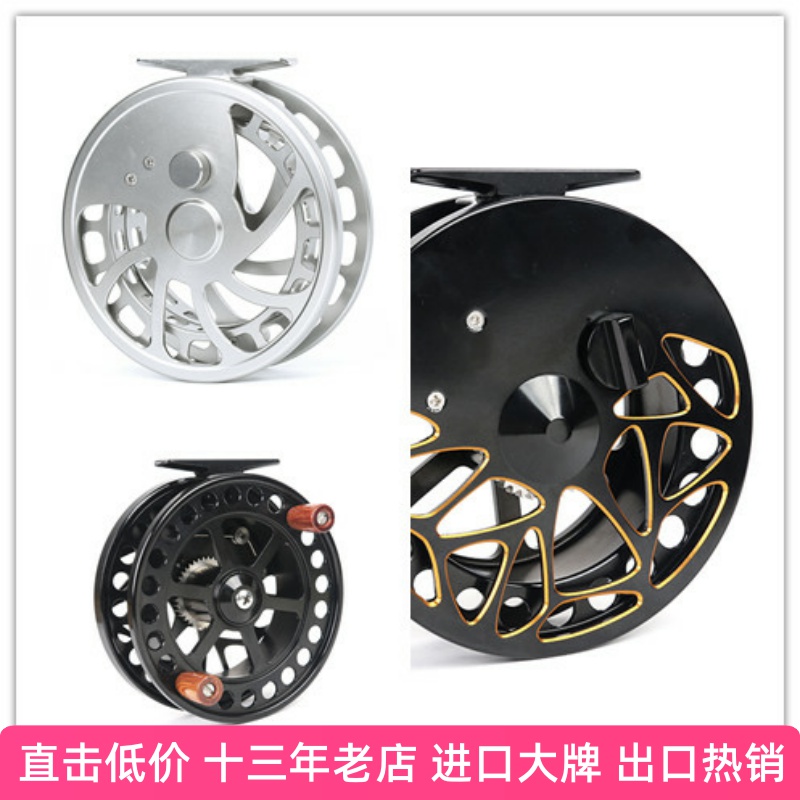 CP フライフィッシングリール クイックリリース センターピン フライマシン加工 金属釣りリール マケッシュ 右利き 25