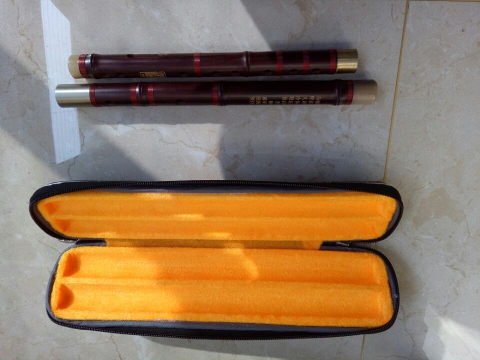 Heartone 701 Red wood flute Two sections Cross Flute Children Practice Adult Play GoJianlin Not Cracking