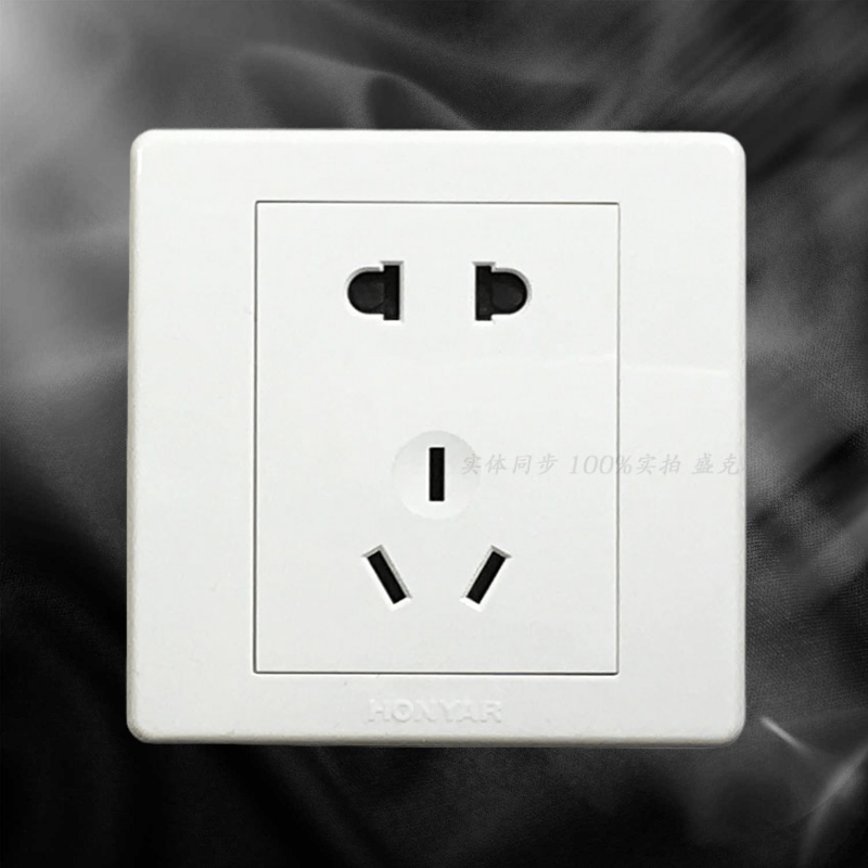 Promotion Honggeese switch socket 86 type 23233 socket five hole protection door X3-86Z223A10
