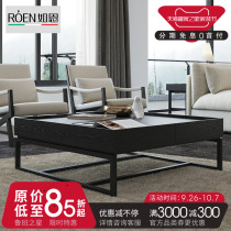 For example Nitalian modern minimalist designer Style Square black tea-like board Nordic Living room Fang a few