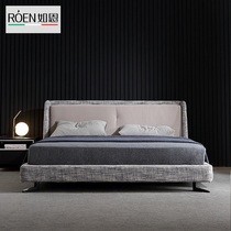 Such as Enimagery Modern Pole minimalist Yobe Bed Designer Style Double Soft Bed-like High-end Bed BD103