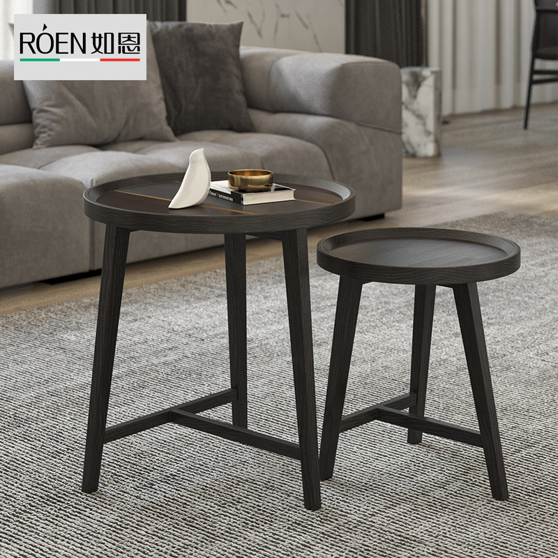 Like the Endemeaning modern minimalist minimalist style edge a few corners a few sofas a few phones a few smoked wood color small tea table J257