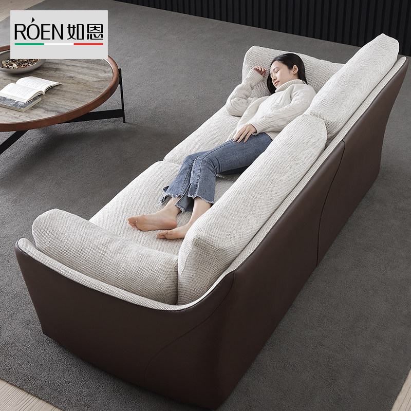 Such as Enpi with fabric sofa combination Dapingshu living room post-modern minimalist style single, double, three or four people CB82