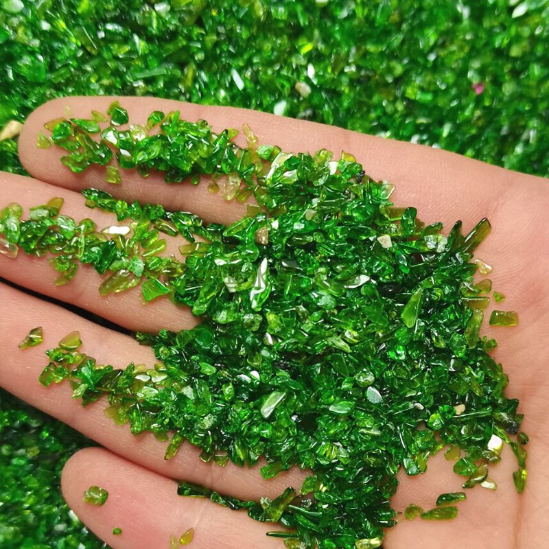 100g of Natural Diopside Gravel, Approximately 0-4mm, Polished and Polished for Decoration, Suitable for Bonsai and Fish Tank 100g of Natural Diopside Gravel, Approximately 0-4mm, Polished and Polished for Decoration, Suitable for Bonsai and Fish Tank