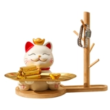 Фортуна кошачья крыльца Ключи к хранению украшений, чтобы войти в дверь домашней гостиной, декоративные принадлежности для перемещения новых подарков на жительство