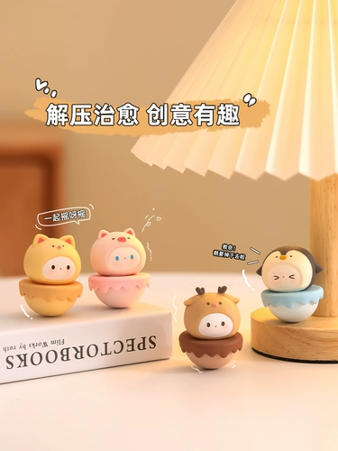 Эмоциональная неваляшка, настольный декор для офиса, антистресс, подарок на день рождения