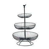 Креативная современная гостиная, многослойная тарелка для хранения воды, тарелка с фруктами, свет, роскошные украшения, украшение журнального столика в стиле ins, железный поднос для закусок