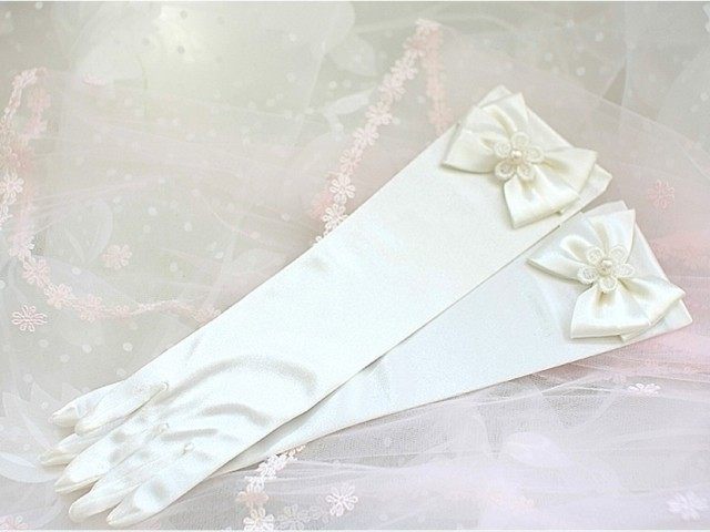 Gants pour fille en satin - Ref 2150344 Image 13