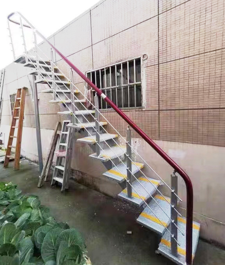 室外旋转楼梯扶手直梯阳台复式家用LOFT板铁阁楼旋转中式圆形-阿里巴巴