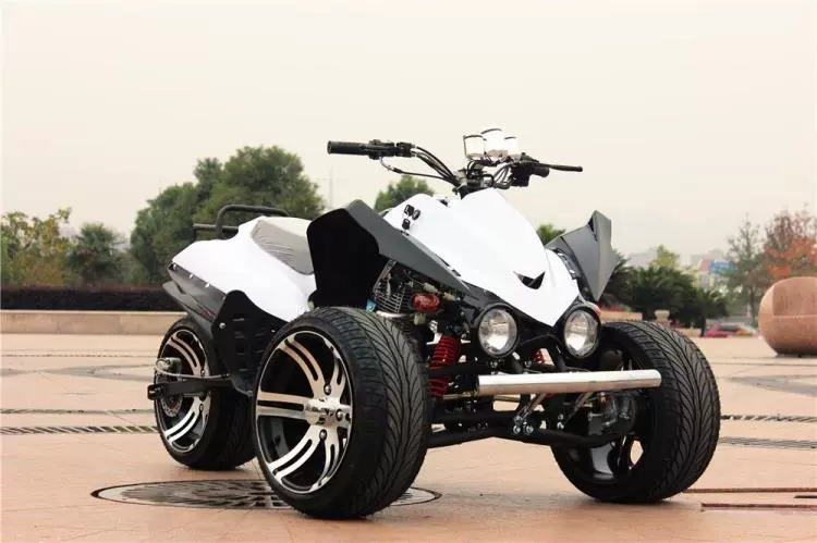 Xe mô tô địa hình ba bánh ATV ngược chiều Xe mô tô ba bánh 150-250cc tự động đua xe địa hình thông thường xe điện vespa cho bé