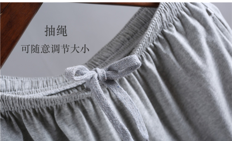 Quần short mùa hè cotton nam nhà ngủ quần lỏng cộng với phân bón XL phần mỏng năm điểm quần thể thao quần nóng