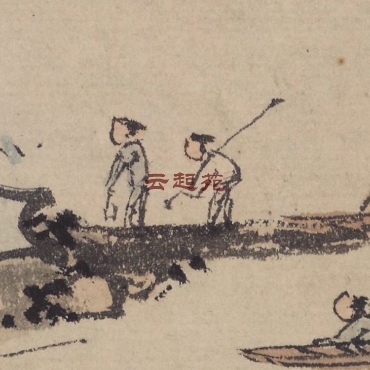 Ming Shen Zhou Jiang Estate Fishing Lotte J HD Electronic Photo 1 31G Decorative Propaganda Material