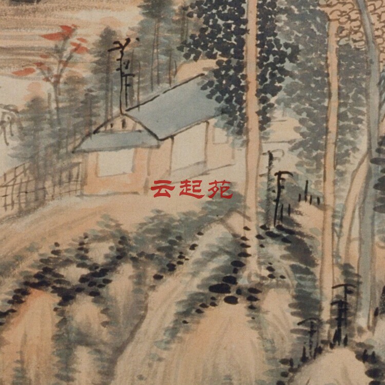 Qingwang's time Minqiu Mountain Baiyuntu Z high-definition electronic photo 31M decorative propaganda material