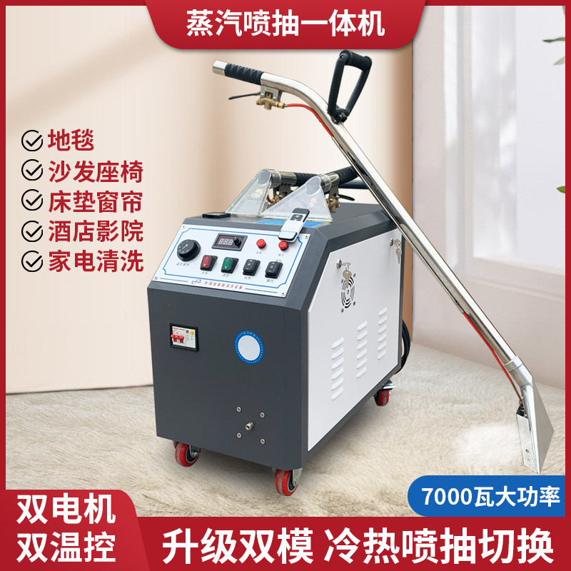 Clothing sofa cleaner spray one steam high temperature and high pressure carpet cleaning machine commercial drawing curtain machine