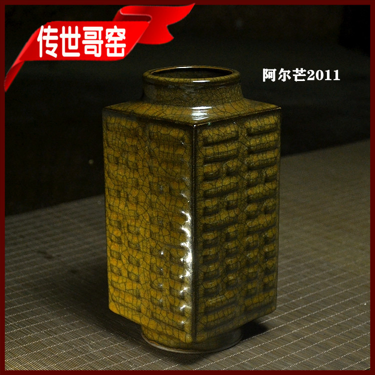 Dragon Quanqing Porcelain Retro Gold Wire Iron Thread Gossip Style Vases Superior Tip Thick Glazed Small-town Featured Crafts