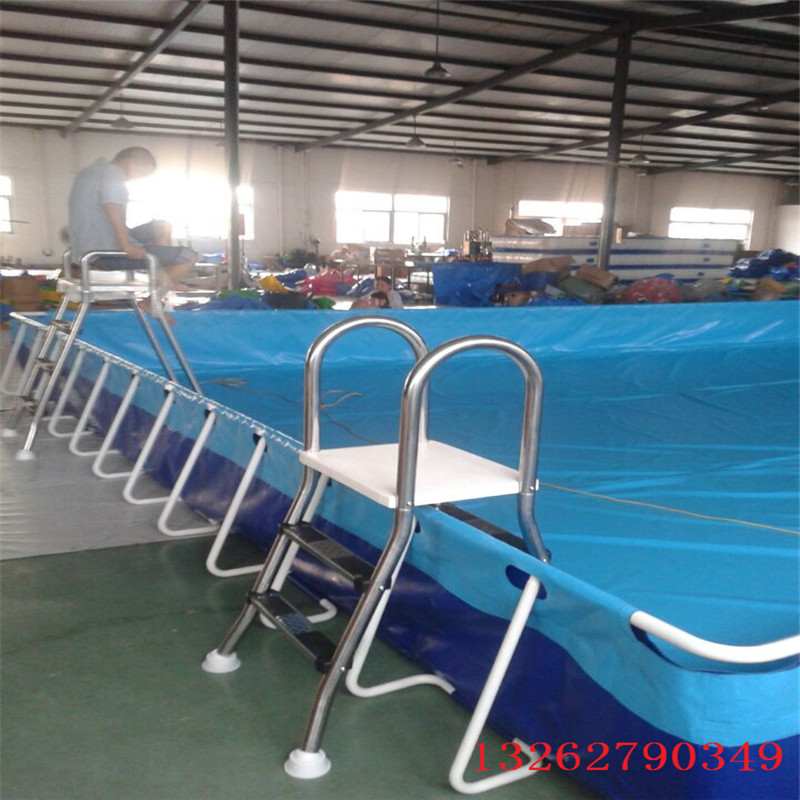 pvc clip net oversized bracket swimming pool family children's swimming pool square round heightening thickening adult swimming pool