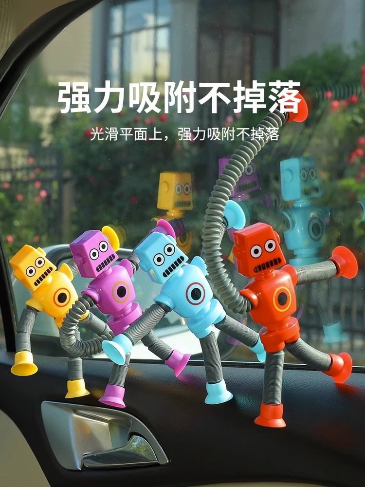 发光百变机器人伸缩管长颈鹿：孩子的解压神器，创意无限的童年伙伴！