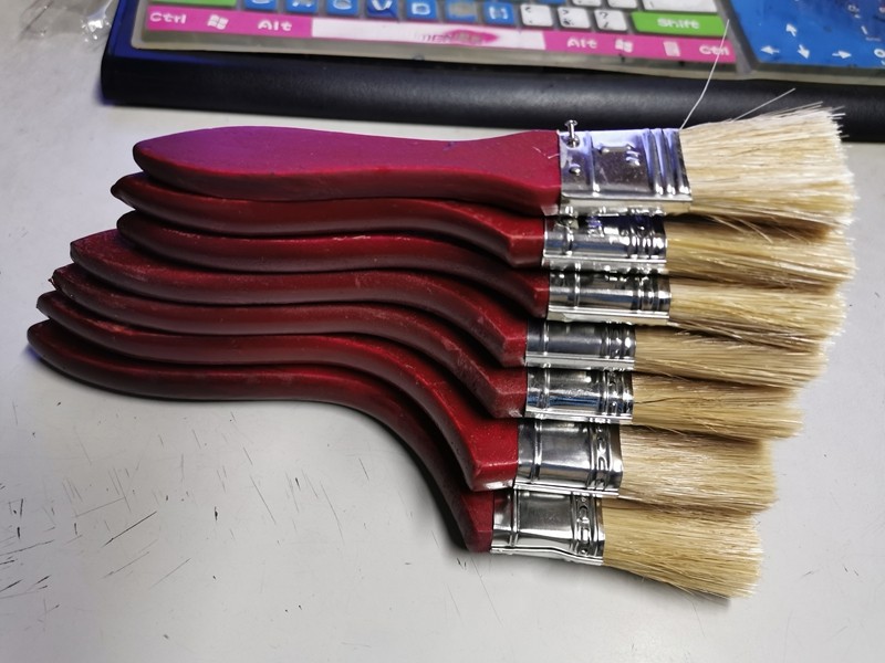 Yongsheng brand paint brush Powder wall brush Paint brush Pig brush Brown brush Long brush 1 to 5 inches