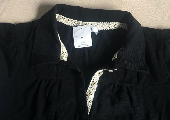 Váy thể thao giản dị nữ hàn quốc mùa hè ngắn tay cotton ve áo dài áo thun váy liền thân màu quần vợt 026 bộ quần áo the thao thu đông nữ