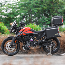 LOBOO motorcycle tail box is suitable for KTM390ADV three boxes of aluminum alloy side box with side frame