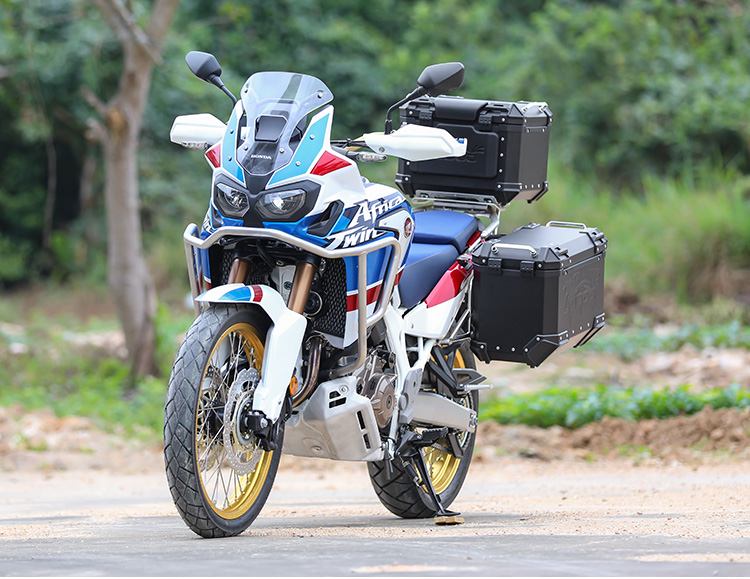LOBOO củ cải ba hộp Honda Honda không đôi CRF1000L không đôi - Xe gắn máy phía sau hộp thùng sau xe máy loại nhỏ
