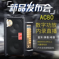 Loa pin lithium cao AC80 mét mới Guitar điện chơi đàn đệm đàn ghi âm ngoài trời - Loa loa loa mini