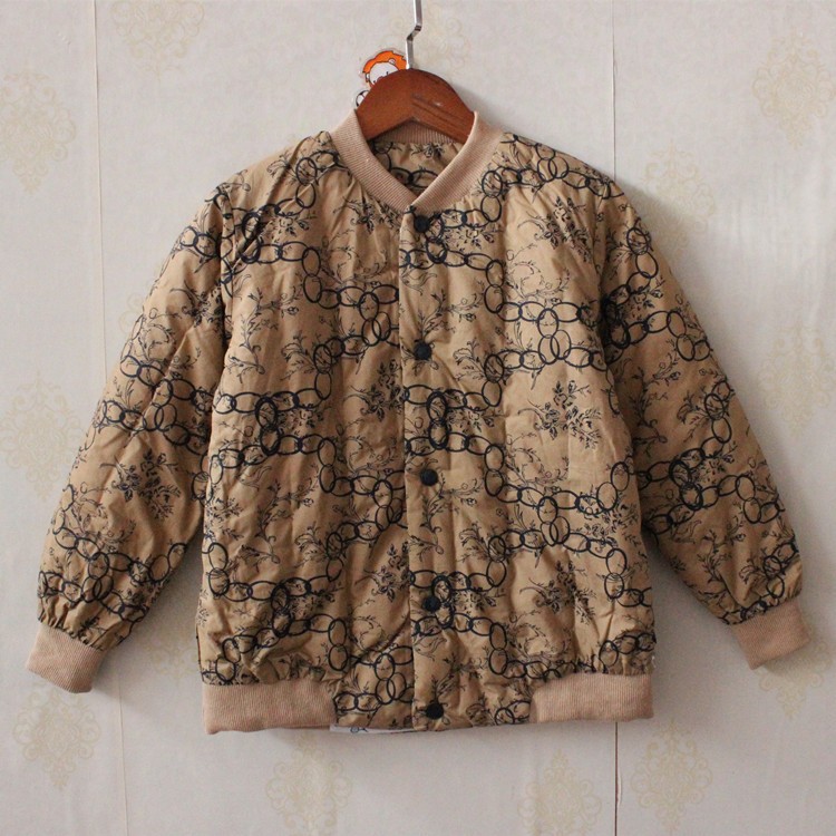 Handmade cotton clothes students Winter pure cotton boys cotton padded jacket cotton jacket pure cotton padded jacket Children suit cotton jacket