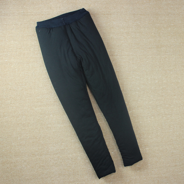 Handmade cotton cotton pants male and female adults middle-aged and older students majoring in bottom elastic washable washable high waist and thick winter meme