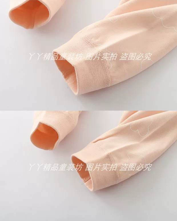 Bộ đồ lót trẻ em Cotton mùa xuân và mùa thu Đồ lót trẻ em Đồ lót khóa Quần cotton mùa thu đồ bộ trẻ em