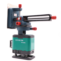 Degree-dimensional infrared level green light 12-wire high-precision strong light automatic line laser floor-to-wall dual-use
