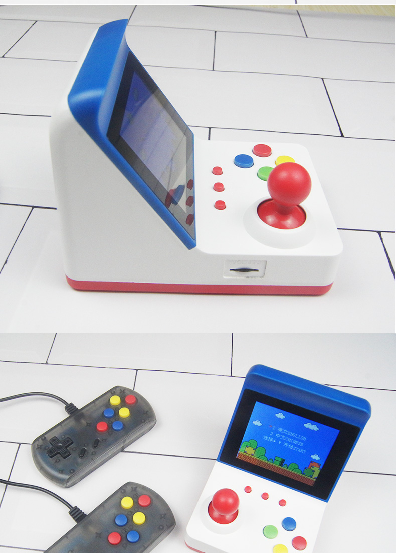 Bàn điều khiển trò chơi điện tử mini Mini Mini cầm tay Mini đôi hoài cổ Vintage Máy chơi game cầm tay Super Mario - Bảng điều khiển trò chơi di động máy chơi game retro mini