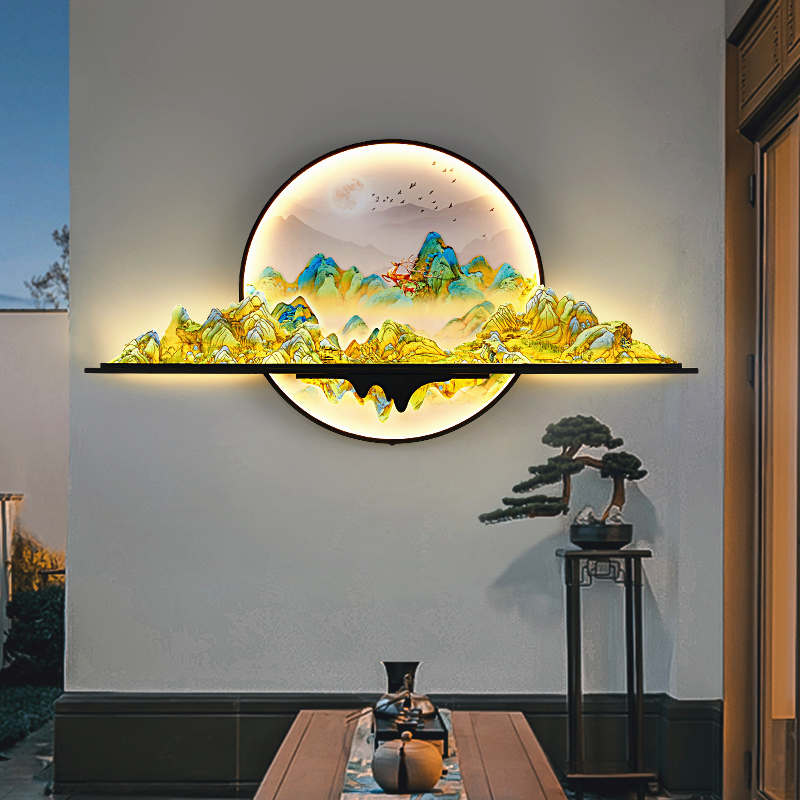Outdoor Waterproof Courtyard Mural Lamp Shadow Wall Decoration Chinese-Style Pavilion Villa Background Fence Exterior Wall Sun Protection Wall Lamp Outdoor Waterproof Courtyard Mural Lamp Shadow Wall Decoration Chinese-Style Pavilion Villa Background Fence Exterior Wall Sun Protection Wall Lamp