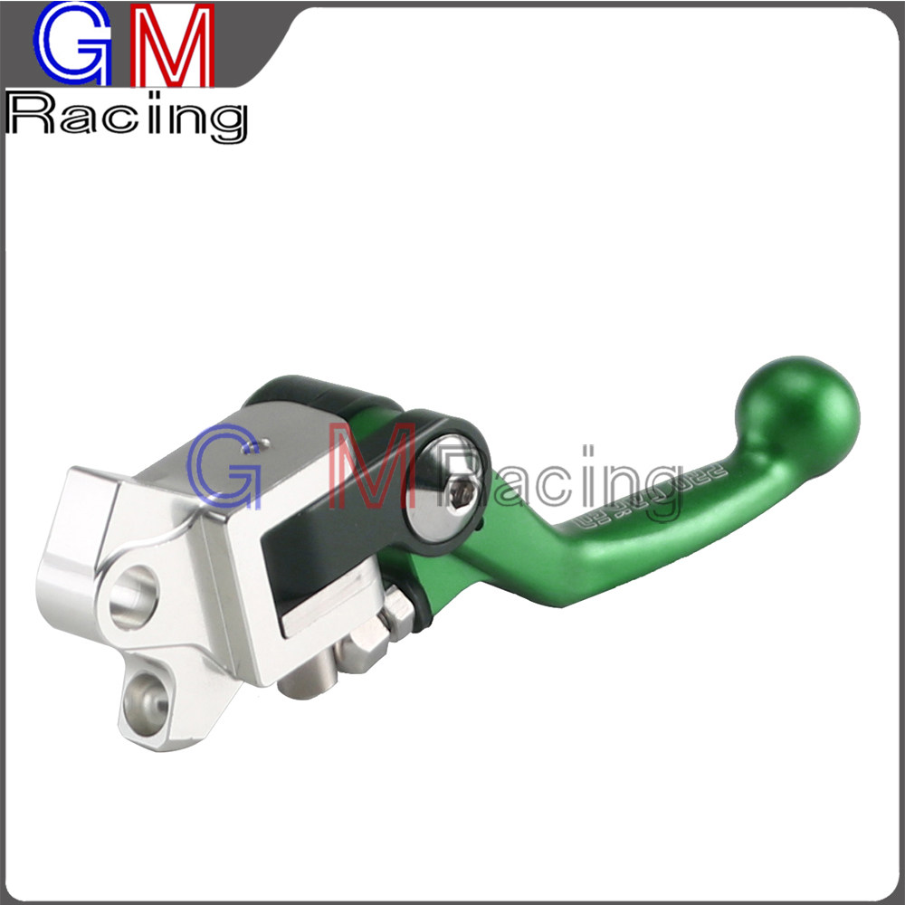 Applicable Kawasaki KX KXF 250F 450F modified 360-degree folding anti-fall brake handle horn