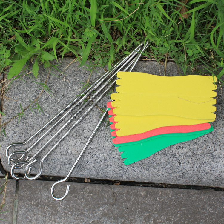 Fishing black fish turtle mullet mullet fish with ground plug bold stainless steel ground plug fixed fishing line ground plug with foam board