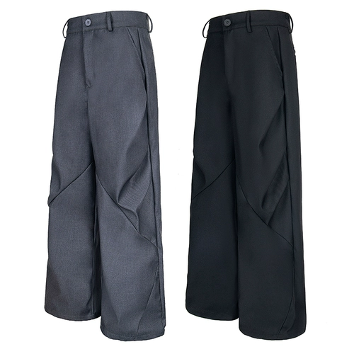 Трехмерные штаны подходит для мужчин и женщин, свободный прямой крой