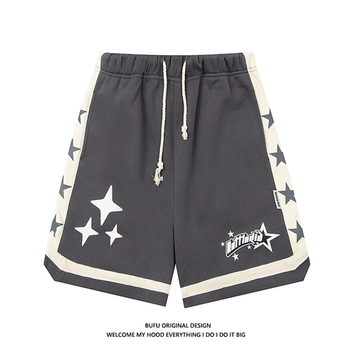 Спортивные летние шорты подходит для мужчин и женщин, баскетбольные штаны, в американском стиле, свободный крой, этнический стиль