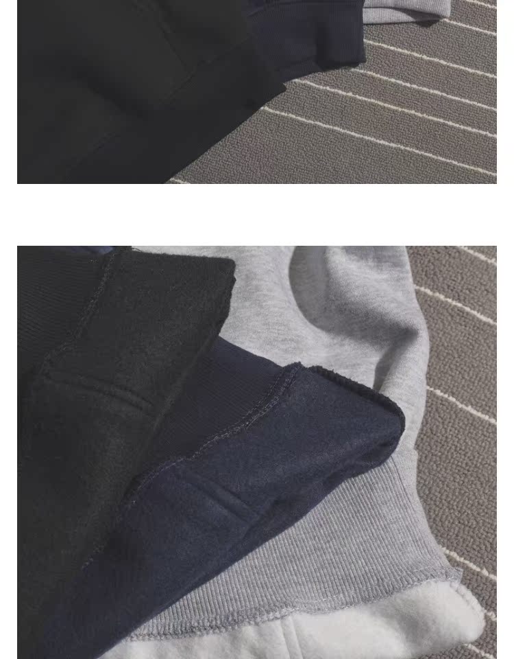 Đội mũ len đôi màu cashmere, áo len nam phong cách Hồng Kông sang trọng cộng với áo choàng nhung phiên bản Hàn Quốc của xu hướng áo khoác mùa thu và mùa đông hoodie hồng nam