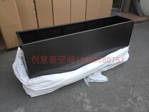 Iron Art Outdoor Flower Case Outdoor Anti-Rust Plated Zinc Plate Flower Groove Stainless Steel Finished Flower Racks Cell Square Flower Beds Custom