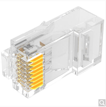 Mountain Zee SJ-6100 Engineering Class 8P8C Six types of network Crystal heads 100 Box network wire plugs