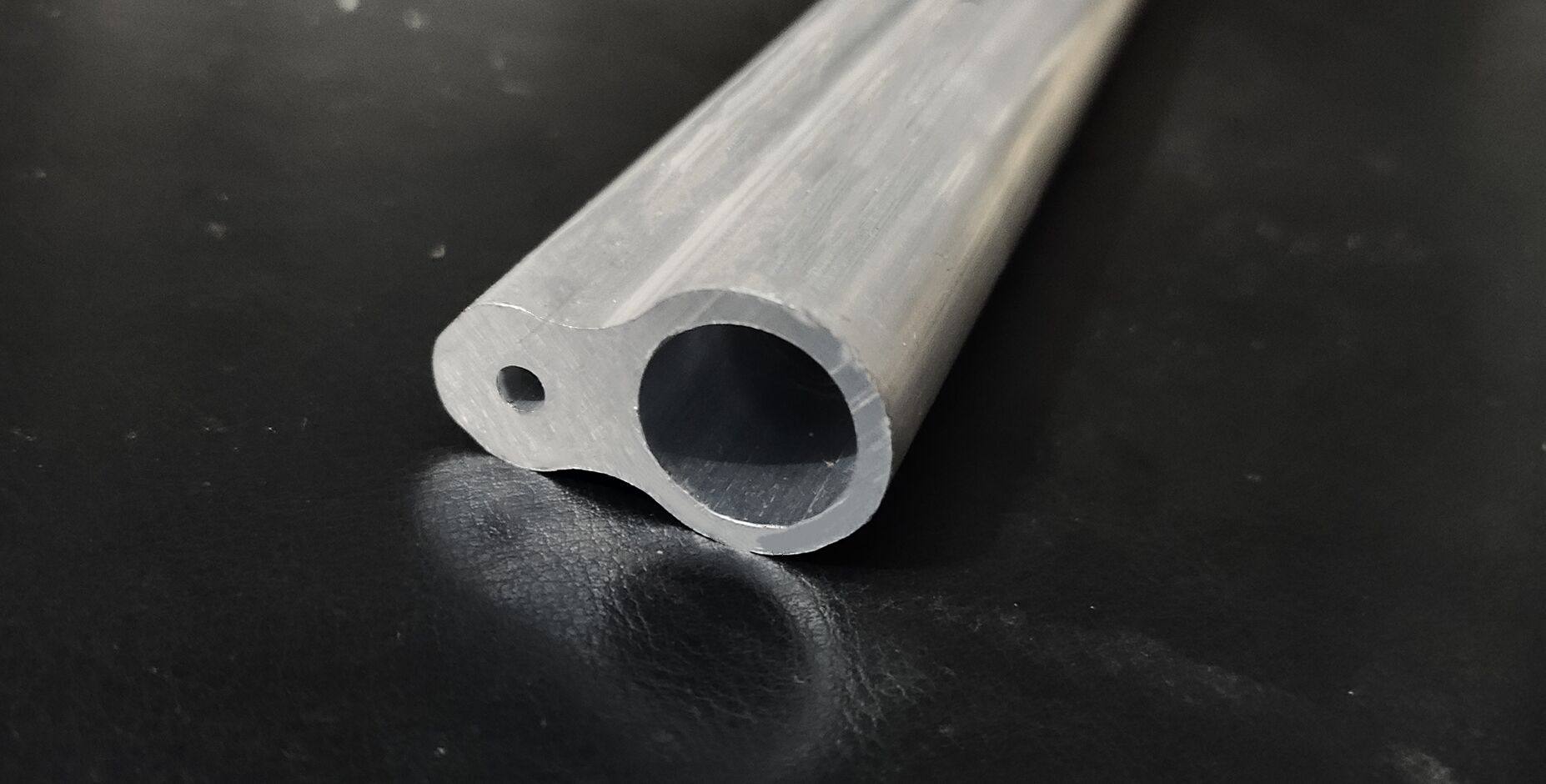 In stock double-hole gourd profile aluminum profile aluminum rod aluminum tube total length 35*3 95 small holes*16 large holes
