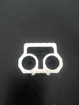 Double-hole aluminum profile slingshot type double-hole aluminum tube double-hole aluminum rod 30CM long one