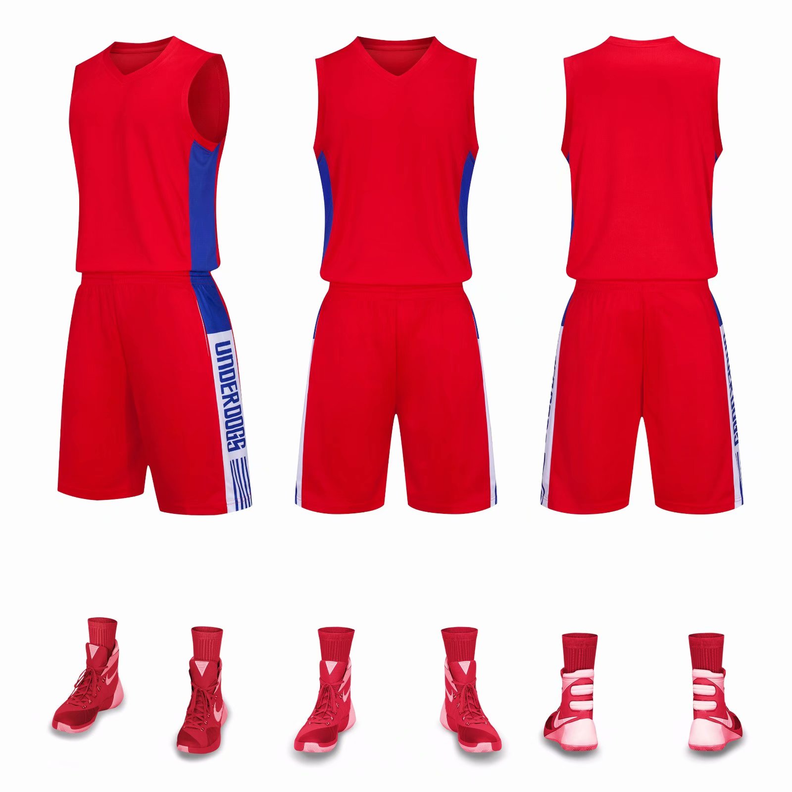Passerby Wang Guangban children's basketball uniform summer quick-drying suit male students sports training competition tide clothing printing number