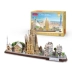 Henghui Model Lecube MC256 3D 3D Puzzle Paper Chủ đề thành phố-Barcelona - Mô hình giấy